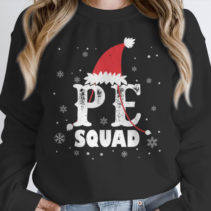 PE Squad Christmas PE Teacher Matching Xmas Women Crewneck Sweatshirt, Pe Teacher Gifts, funny design PE Squad Christmas PE Teacher Matching Xmas Women Crewneck Sweatshirt, Pe Teacher Gifts, funny design