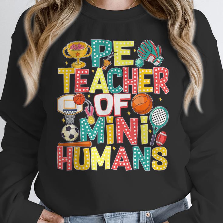 PE Teacher Back To School Physical Education Gym Teachers Women Crewneck Sweatshirt, Pe Teacher Gifts, funny design