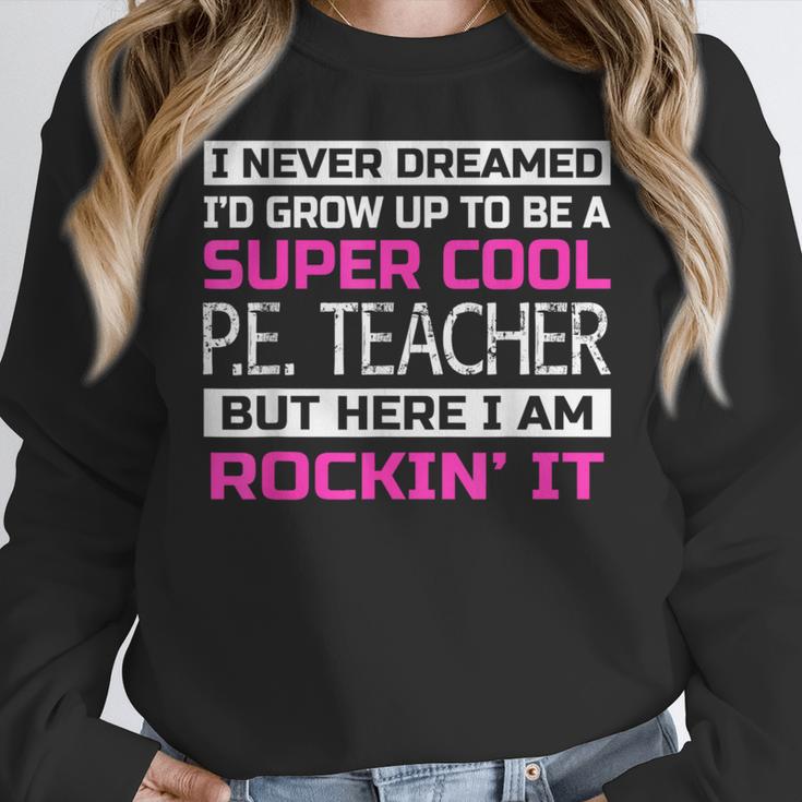 PE Teacher Shirt Physical Education Teacher Women Crewneck Sweatshirt, Pe Teacher Gifts, funny design PE Teacher Shirt Physical Education Teacher Women Crewneck Sweatshirt, Pe Teacher Gifts, funny design