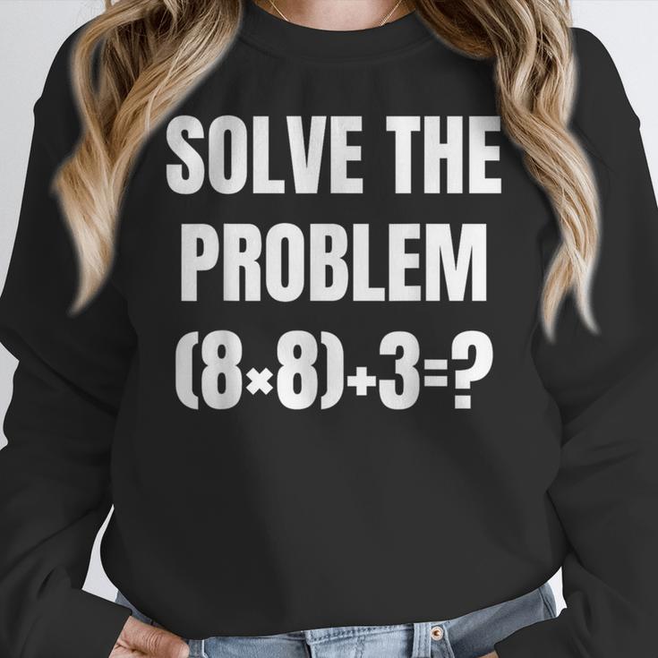 PEMDAS Math Problem 67 Meme Elementary Teacher Joke Women Crewneck Sweatshirt, funny design PEMDAS Math Problem 67 Meme Elementary Teacher Joke Women Crewneck Sweatshirt, funny design