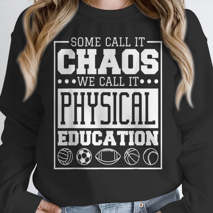 Physical Education s For Pe Teachers And Students Women Crewneck Sweatshirt, Pe Teacher Gifts, funny design