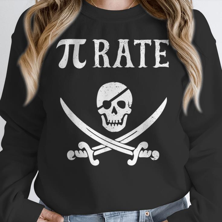 Pi Day Pi Rate Pirate For Teachers Women Crewneck Sweatshirt, funny design Pi Day Pi Rate Pirate For Teachers Women Crewneck Sweatshirt, funny design