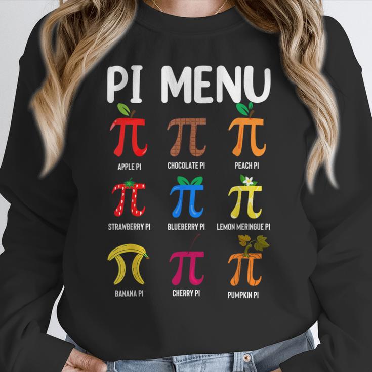 Pi Menu 314 Pi Symbol Math Teacher Happy Pi Day Women Crewneck Sweatshirt, funny design Pi Menu 314 Pi Symbol Math Teacher Happy Pi Day Women Crewneck Sweatshirt, funny design