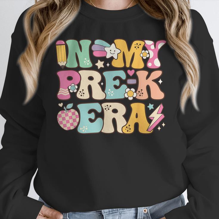 In My Pre-K Era Girl Back To School Cute PreSchool Teacher Women Crewneck Sweatshirt, funny design In My Pre-K Era Girl Back To School Cute PreSchool Teacher Women Crewneck Sweatshirt, funny design