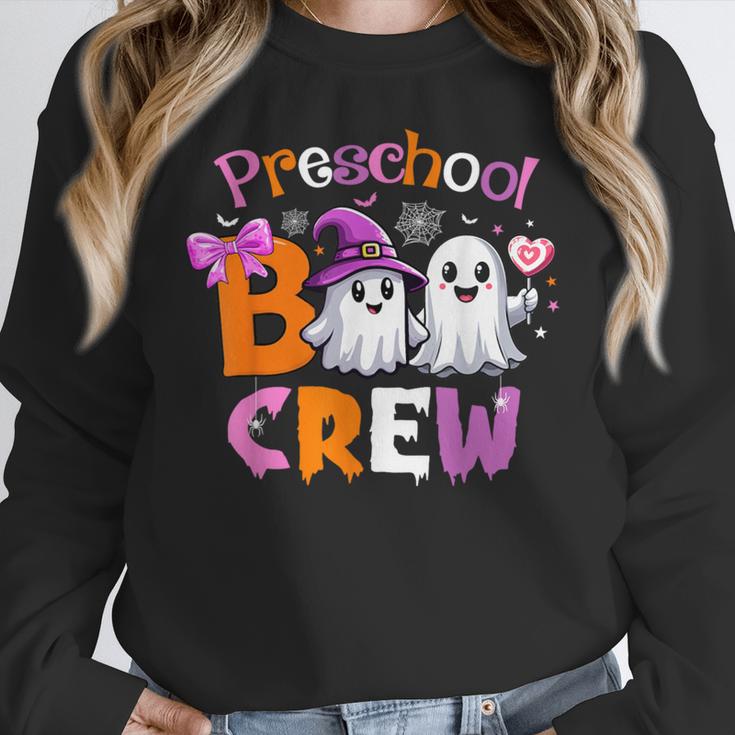 Preschool Boo Crew Preschool Halloween Costume Teacher Kid Women Crewneck Sweatshirt, funny design Preschool Boo Crew Preschool Halloween Costume Teacher Kid Women Crewneck Sweatshirt, funny design