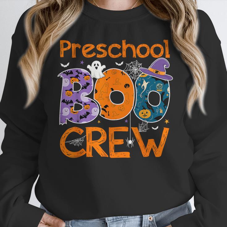 Preschool Boo Crew Preschool Halloween Teacher Kids Women Crewneck Sweatshirt, funny design Preschool Boo Crew Preschool Halloween Teacher Kids Women Crewneck Sweatshirt, funny design