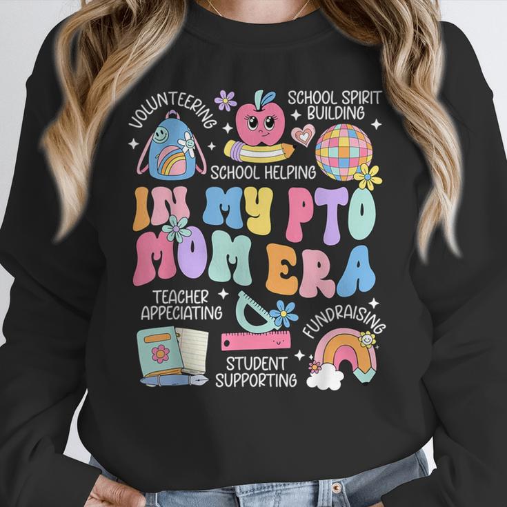 In My PTO Mom Parent Teacher Organization Back To School Women Crewneck Sweatshirt, funny design In My PTO Mom Parent Teacher Organization Back To School Women Crewneck Sweatshirt, funny design