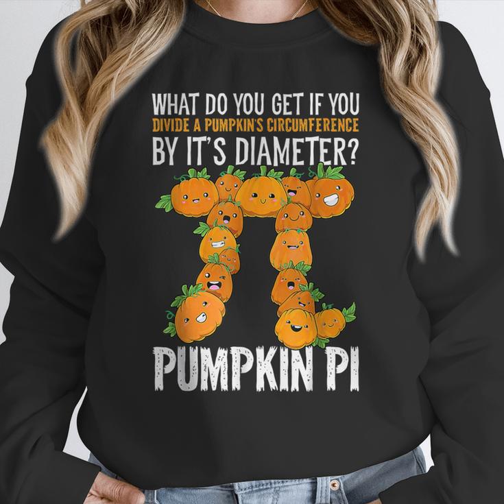 Pumpkin Pi Math Teacher Halloween Geometry Women Crewneck Sweatshirt, funny design Pumpkin Pi Math Teacher Halloween Geometry Women Crewneck Sweatshirt, funny design