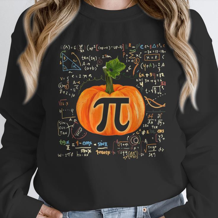 Pumpkin Pi Math Teacher Halloween Pumpkin Pi Women Crewneck Sweatshirt, funny design Pumpkin Pi Math Teacher Halloween Pumpkin Pi Women Crewneck Sweatshirt, funny design