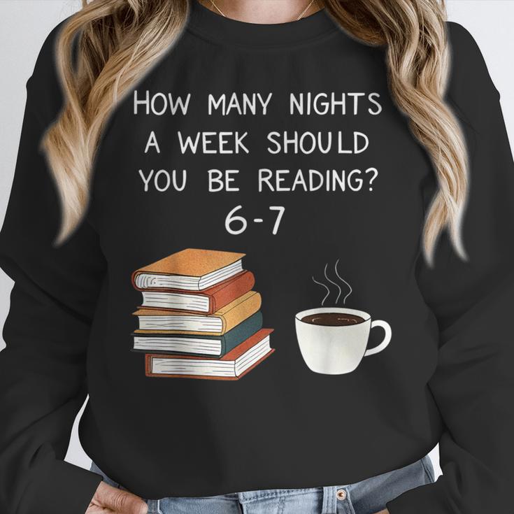 Reading 67 Six Seven Meme English Teacher Book Lover Women Crewneck Sweatshirt, English Teacher Gifts, funny design