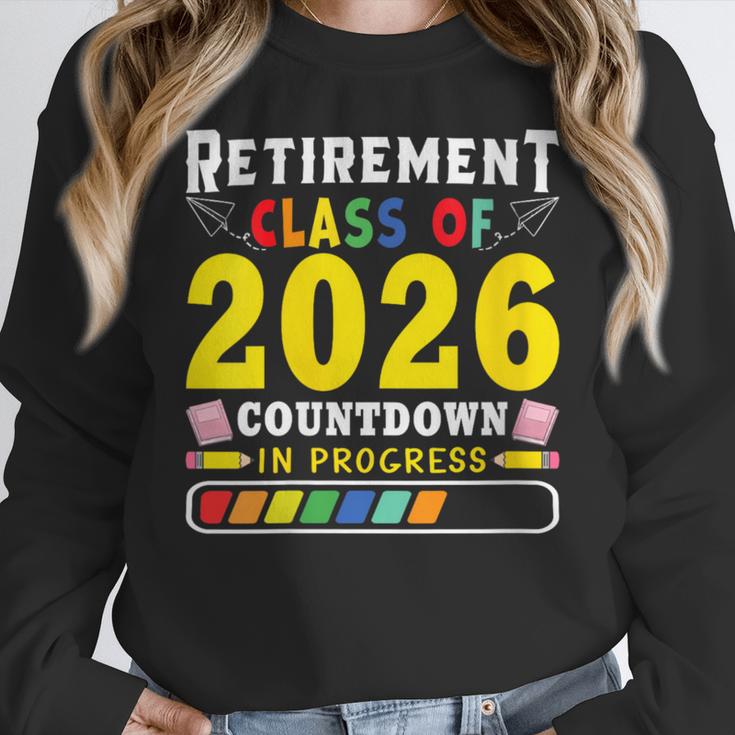 Retirement Primary Elementary Teacher 2026 Retiring Progress Women Crewneck Sweatshirt, funny design Retirement Primary Elementary Teacher 2026 Retiring Progress Women Crewneck Sweatshirt, funny design
