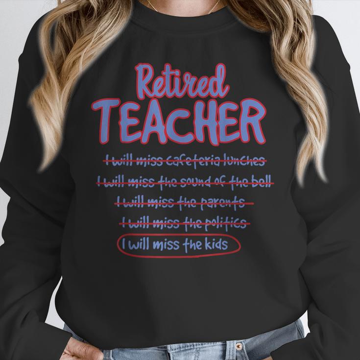 Retiring Teacher Tshirt For Retired Teachers For Men Women Women Crewneck Sweatshirt, funny design Retiring Teacher Tshirt For Retired Teachers For Men Women Women Crewneck Sweatshirt, funny design