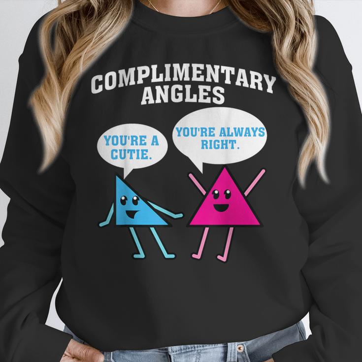 Right Acute Triangle Math Teacher Cool Geometry Women Crewneck Sweatshirt, funny design Right Acute Triangle Math Teacher Cool Geometry Women Crewneck Sweatshirt, funny design