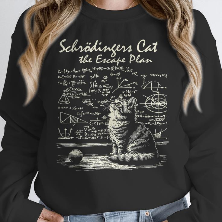 SchröDinger's Cat Escape Plan Science Teacher For Men Women Kids Women Crewneck Sweatshirt, Science Teacher Gifts, funny design SchröDinger's Cat Escape Plan Science Teacher For Men Women Kids Women Crewneck Sweatshirt, Science Teacher Gifts, funny design
