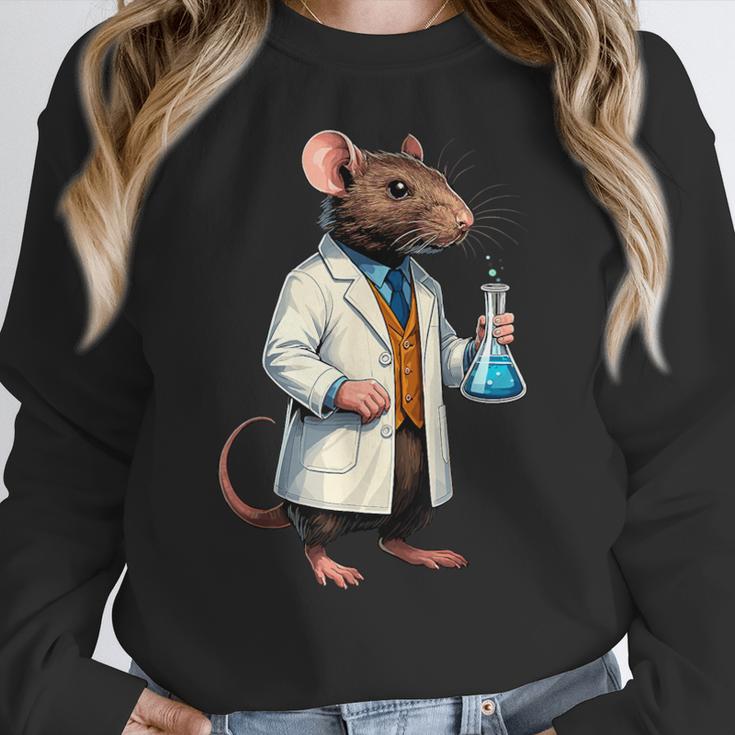 Science Rat Lab Science Scientist Mouse Teacher Chemistry Women Crewneck Sweatshirt, Science Teacher Gifts, funny design Science Rat Lab Science Scientist Mouse Teacher Chemistry Women Crewneck Sweatshirt, Science Teacher Gifts, funny design