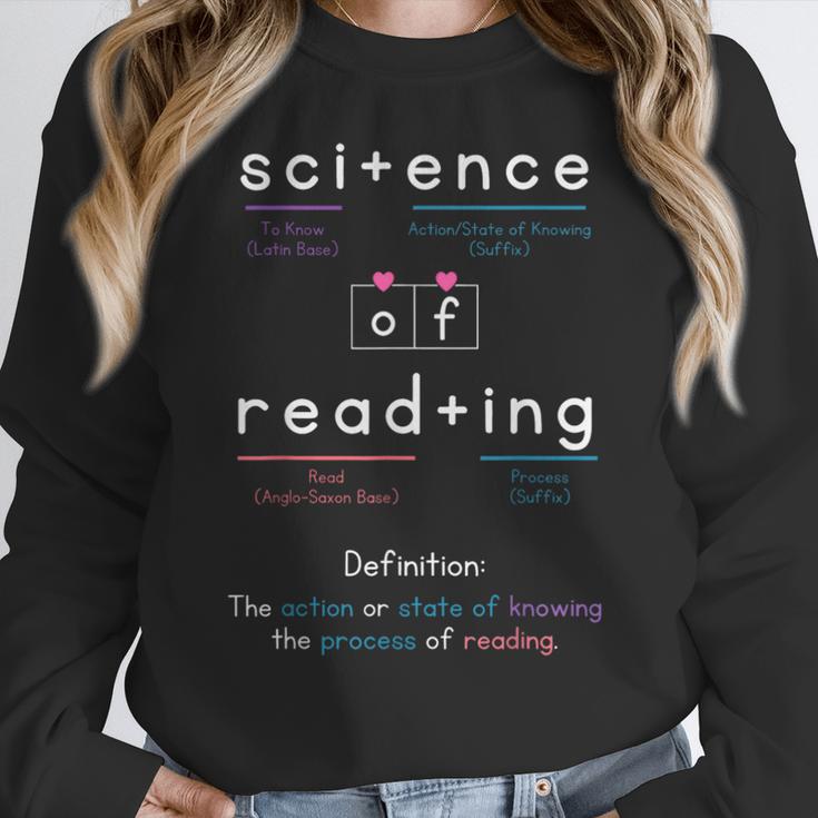 Science Of Reading Morphology Syllable Intervention Teacher Women Crewneck Sweatshirt, Science Teacher Gifts, funny design Science Of Reading Morphology Syllable Intervention Teacher Women Crewneck Sweatshirt, Science Teacher Gifts, funny design