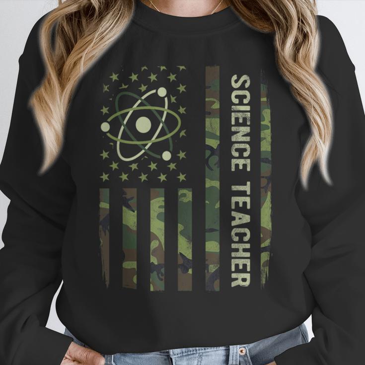 Science Teacher Camo American Flag Back To School Women Crewneck Sweatshirt, Science Teacher Gifts, funny design Science Teacher Camo American Flag Back To School Women Crewneck Sweatshirt, Science Teacher Gifts, funny design