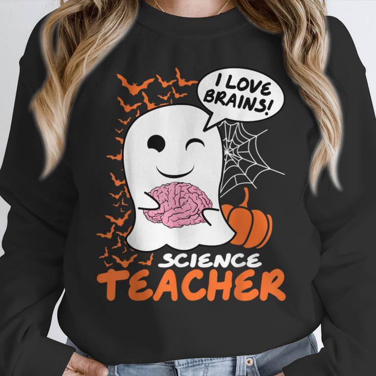 Science Teacher Cute Ghost Halloween Teacher Men Women Women Crewneck Sweatshirt, Science Teacher Gifts, funny design Science Teacher Cute Ghost Halloween Teacher Men Women Women Crewneck Sweatshirt, Science Teacher Gifts, funny design