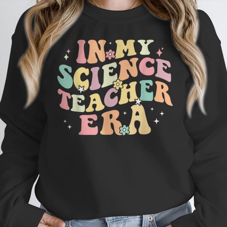 In My Science Teacher Era Retro Back To School STEM Teacher For Men Women Women Crewneck Sweatshirt, Science Teacher Gifts, funny design