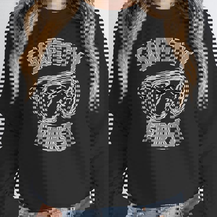 Science Teacher Shirt Safety First STEM STEAM Shirt Women Crewneck Sweatshirt, Science Teacher Gifts, funny design