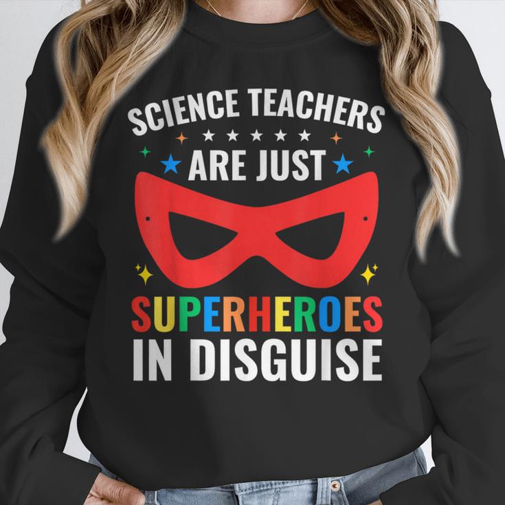 Science Teachers Are Just Superheroes In Disguise Women Men Women Crewneck Sweatshirt, Science Teacher Gifts, funny design Science Teachers Are Just Superheroes In Disguise Women Men Women Crewneck Sweatshirt, Science Teacher Gifts, funny design
