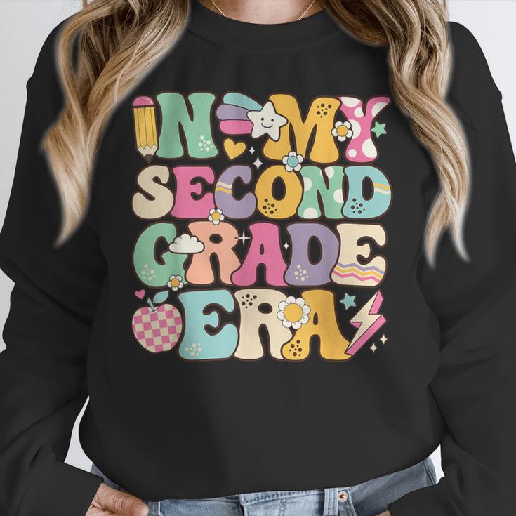 In My Second Grade Era Girl Back To School 2nd Grade Teacher Women Crewneck Sweatshirt, 2nd Grade Teacher Gifts, funny design