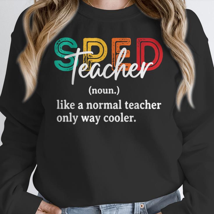 Special Education For Men Women SPED Teacher Women Crewneck Sweatshirt, funny design
