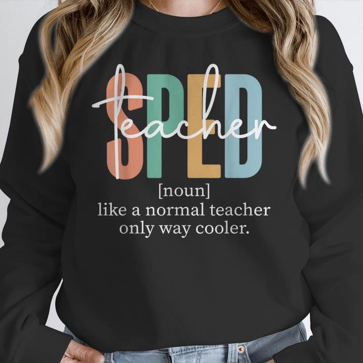 Special Education Sped Teacher Definition For Women & Men Women Crewneck Sweatshirt, funny design Special Education Sped Teacher Definition For Women & Men Women Crewneck Sweatshirt, funny design