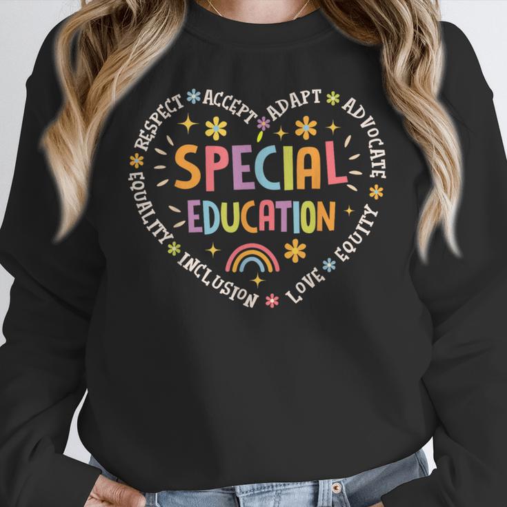Special Education Squad Dream Team SPED Teacher Appreciation Women Crewneck Sweatshirt, funny design