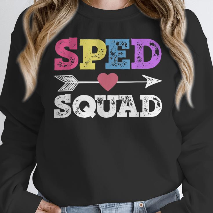 Special Education Squad Shirt SPED Squad Teacher's Day For Men Women Women Crewneck Sweatshirt, funny design