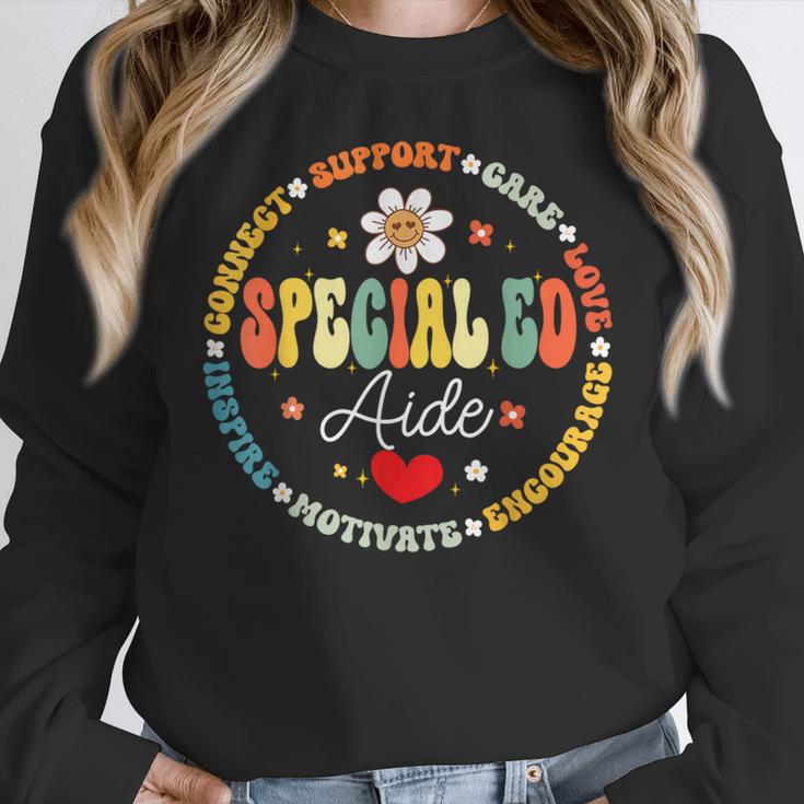 Special Education Teacher Special ED Aide Life SPED Women Crewneck Sweatshirt, funny design