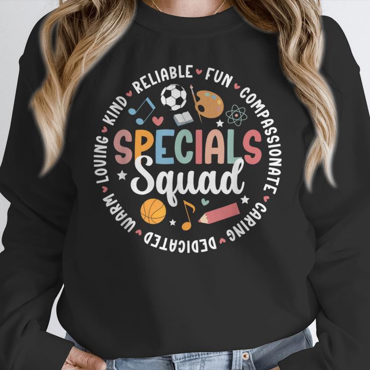 Specials Squad Appreciation Specials Team Specials Teacher Women Crewneck Sweatshirt, funny design Specials Squad Appreciation Specials Team Specials Teacher Women Crewneck Sweatshirt, funny design