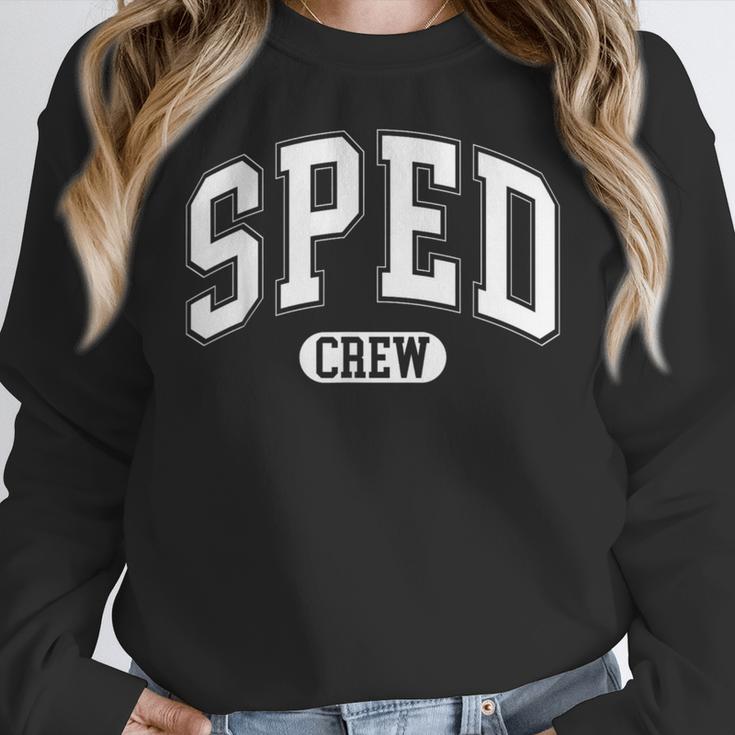 SPED Crew SPED Teacher Back To School For Women Men Women Crewneck Sweatshirt, funny design SPED Crew SPED Teacher Back To School For Women Men Women Crewneck Sweatshirt, funny design