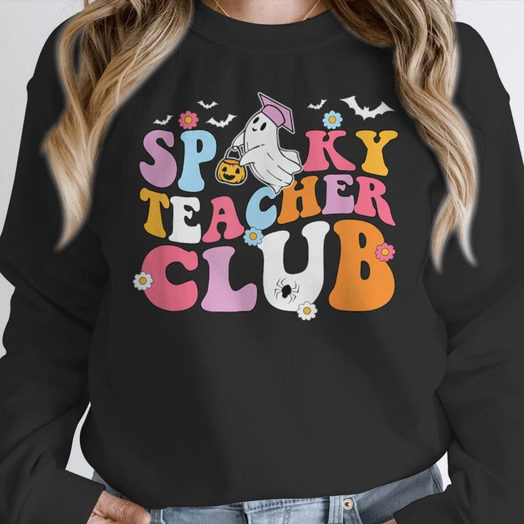 Spooky Teacher Club Halloween Women Crewneck Sweatshirt, funny design Spooky Teacher Club Halloween Women Crewneck Sweatshirt, funny design
