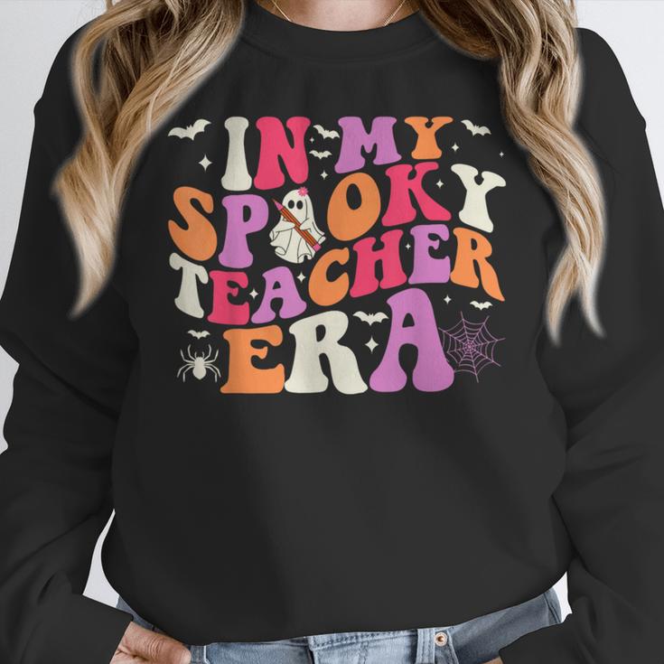 In My Spooky Teacher Era Halloween Teacher Back To School Women Crewneck Sweatshirt, funny design In My Spooky Teacher Era Halloween Teacher Back To School Women Crewneck Sweatshirt, funny design