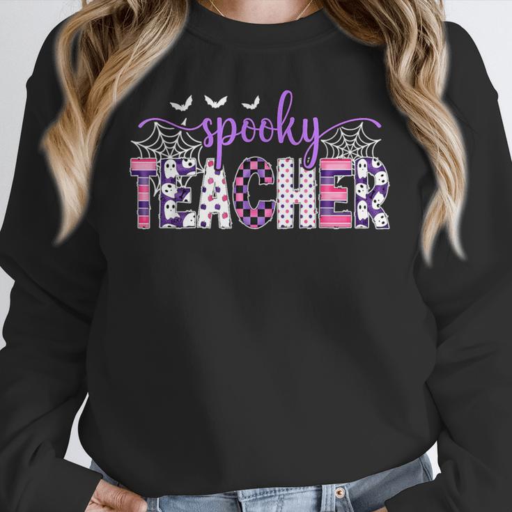 Spooky Teacher Halloween Costume Women Spooky Teacher Women Crewneck Sweatshirt, funny design Spooky Teacher Halloween Costume Women Spooky Teacher Women Crewneck Sweatshirt, funny design