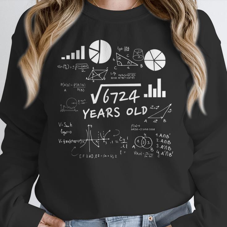 Square Root 82 Year Old Teacher 82nd Birthday For Men Women Kids Women Crewneck Sweatshirt, funny design Square Root 82 Year Old Teacher 82nd Birthday For Men Women Kids Women Crewneck Sweatshirt, funny design