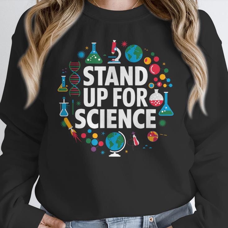 Stand Up For Science STEM Advocacy Pro Scientific Teacher Women Crewneck Sweatshirt, Science Teacher Gifts, funny design Stand Up For Science STEM Advocacy Pro Scientific Teacher Women Crewneck Sweatshirt, Science Teacher Gifts, funny design