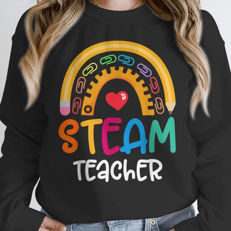 STEAM Teacher Squad Team Crew Back To School STEM Special Women Crewneck Sweatshirt, funny design STEAM Teacher Squad Team Crew Back To School STEM Special Women Crewneck Sweatshirt, funny design