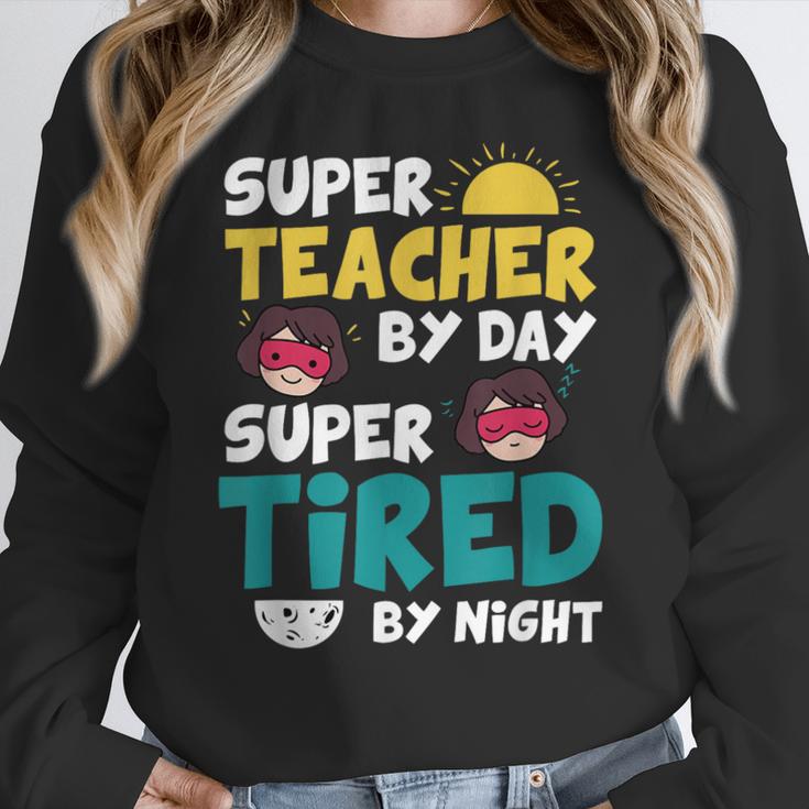 Super Hero Teacher Superheroes Women Crewneck Sweatshirt, Super Teacher Gifts, funny design Super Hero Teacher Superheroes Women Crewneck Sweatshirt, Super Teacher Gifts, funny design