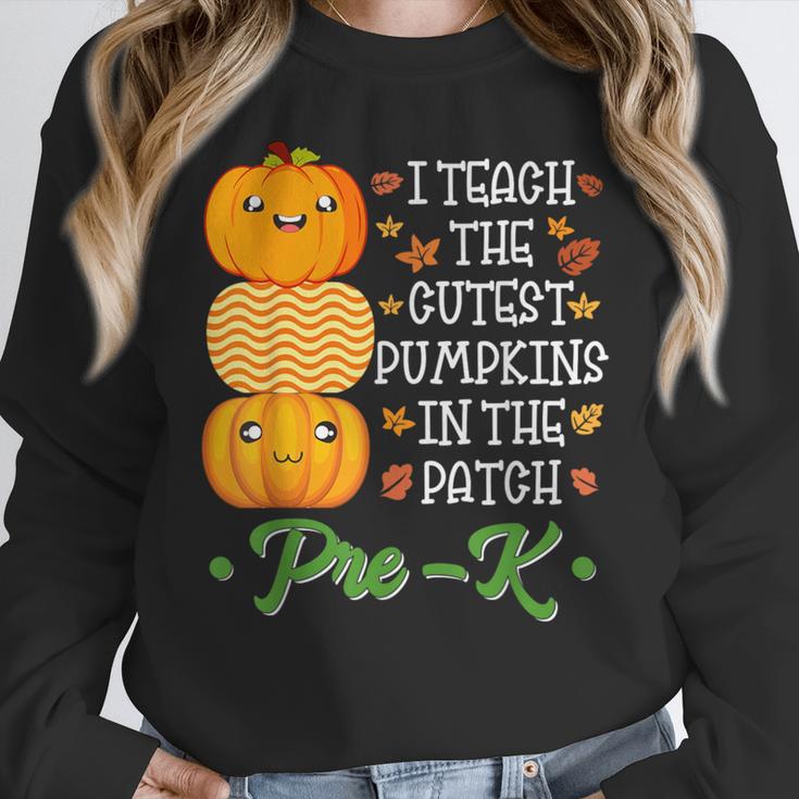 I Teach Cutest Pumpkins In Patch Thanksgiving Teacher Pre-K For Men Women Women Crewneck Sweatshirt, funny design I Teach Cutest Pumpkins In Patch Thanksgiving Teacher Pre-K For Men Women Women Crewneck Sweatshirt, funny design