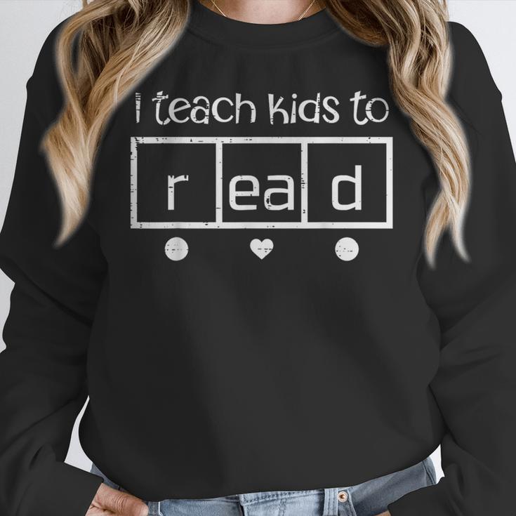 I Teach Kids To Read Teacher Science Of Reading Women Men Women Crewneck Sweatshirt, Science Teacher Gifts, funny design I Teach Kids To Read Teacher Science Of Reading Women Men Women Crewneck Sweatshirt, Science Teacher Gifts, funny design