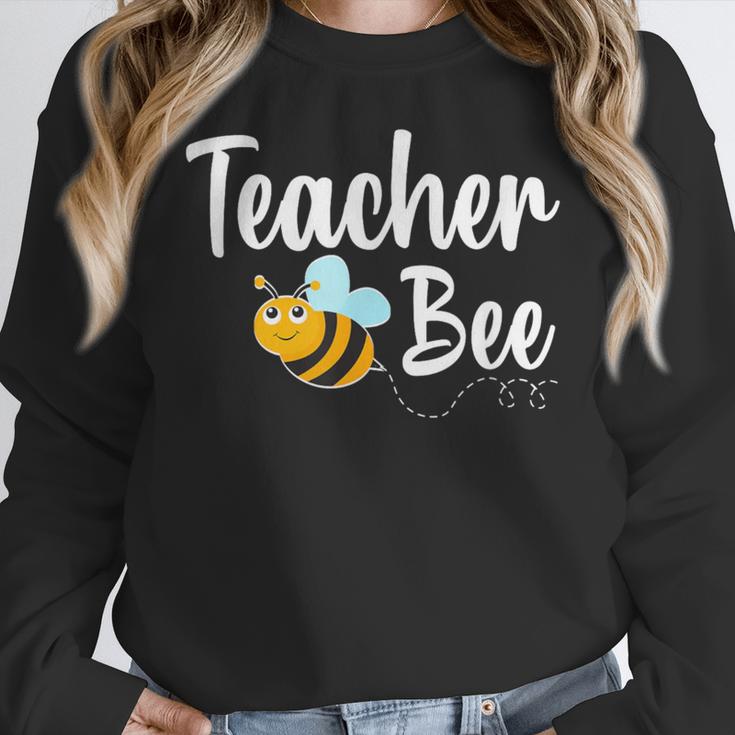 Teacher Bee Bumblebee Back To School Women Crewneck Sweatshirt, funny design Teacher Bee Bumblebee Back To School Women Crewneck Sweatshirt, funny design