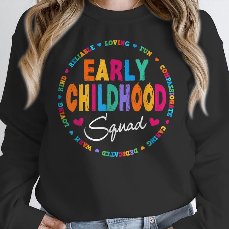 Teacher Early Childhood Squad T-Shirt Women Crewneck Sweatshirt, funny design Teacher Early Childhood Squad T-Shirt Women Crewneck Sweatshirt, funny design