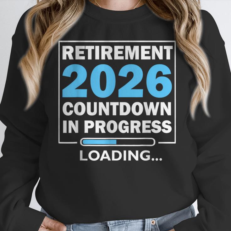 Teacher Retirement Class Of 2026 Loading Retired Women Crewneck Sweatshirt, funny design Teacher Retirement Class Of 2026 Loading Retired Women Crewneck Sweatshirt, funny design