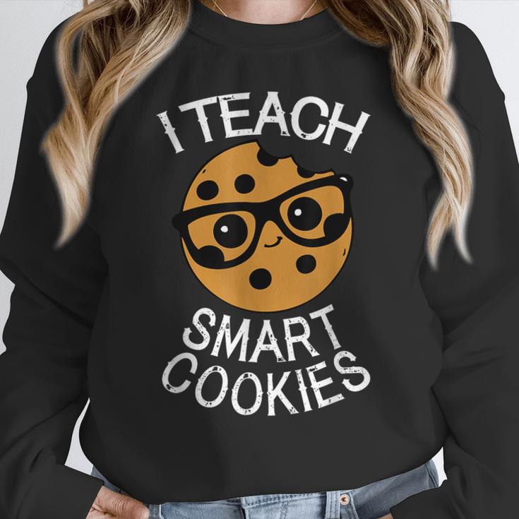 Teacher Shirt I Teach Smart Cookies Shirt Nerd Tee Women Crewneck Sweatshirt, funny design Teacher Shirt I Teach Smart Cookies Shirt Nerd Tee Women Crewneck Sweatshirt, funny design