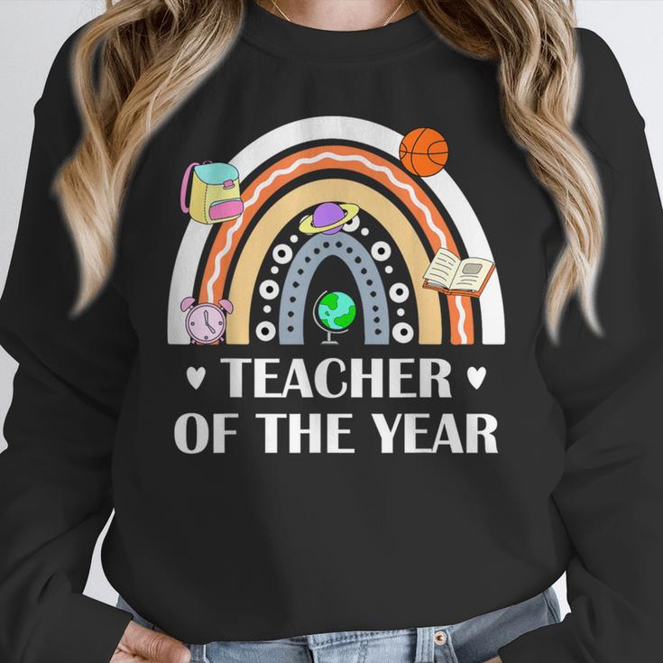 Teacher Of The Year Best Teacher Ever Men Women Women Crewneck Sweatshirt, funny design Teacher Of The Year Best Teacher Ever Men Women Women Crewneck Sweatshirt, funny design