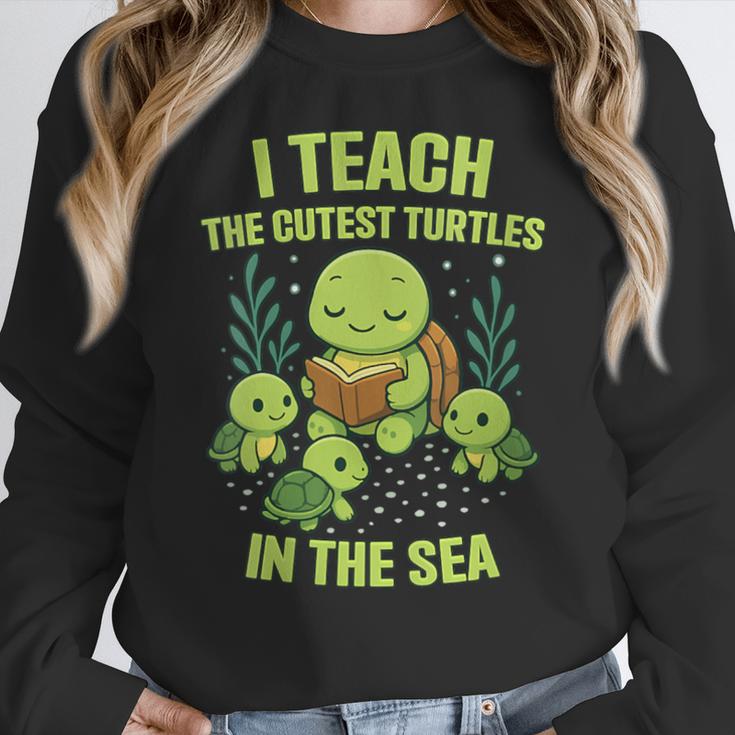 Teachers Day Women Crewneck Sweatshirt, funny design