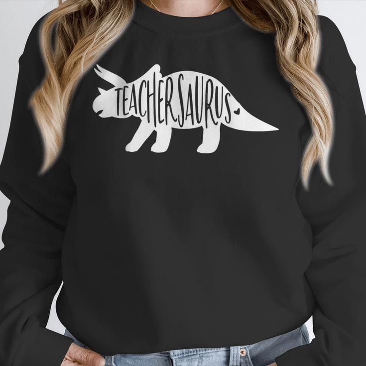 Teachersaurus Like A Normal Teacher Awesome Dinosaur Teacher Men Women Girls Kids Women Crewneck Sweatshirt, funny design Teachersaurus Like A Normal Teacher Awesome Dinosaur Teacher Men Women Girls Kids Women Crewneck Sweatshirt, funny design