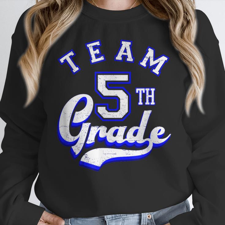 Team 5th Grade Fifth For Teacher Or Students Women Crewneck Sweatshirt, funny design Team 5th Grade Fifth For Teacher Or Students Women Crewneck Sweatshirt, funny design